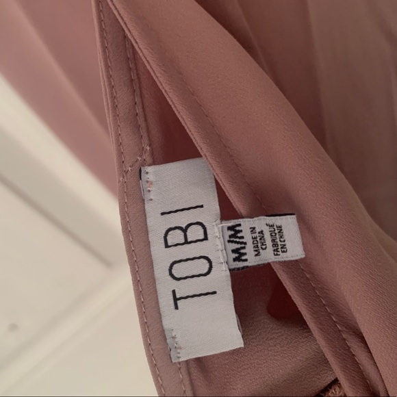 Pink Slit Maxi Dress - Tobi - Picture 6 of 6